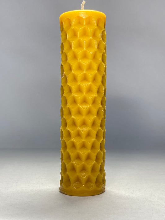 Vela cilindro delgado panal 🐝