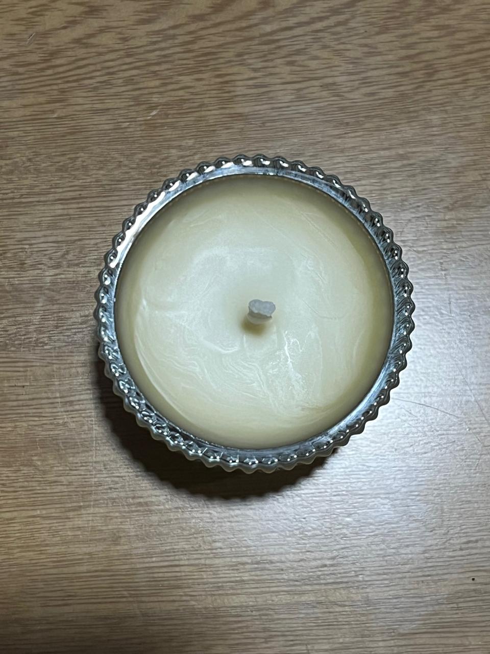 Vela Candelita vidrio con líneas 🐝