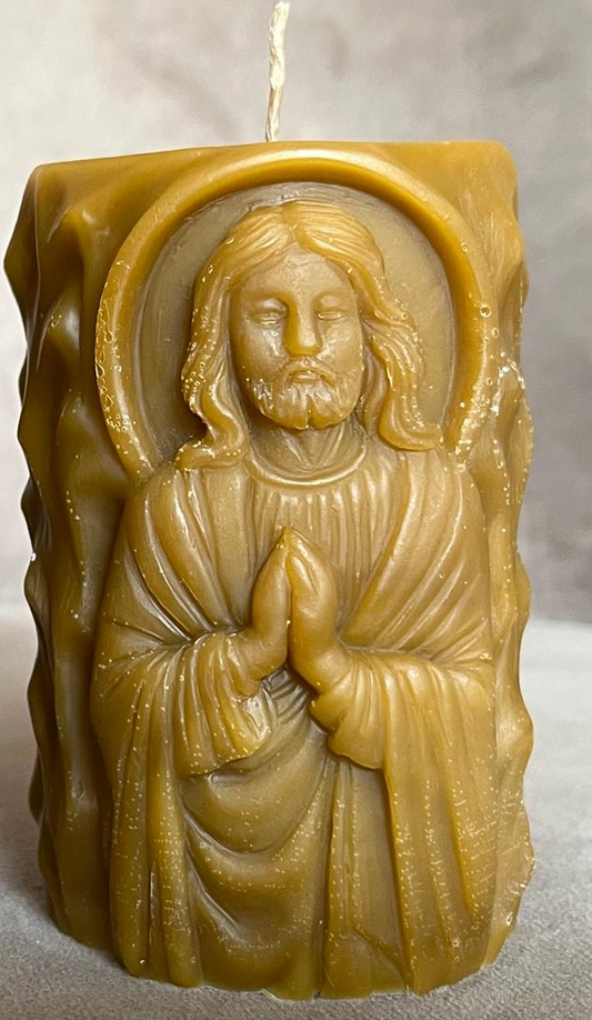 Veladora Nuestro Señor Jesús orando 🙏🏻  🐝